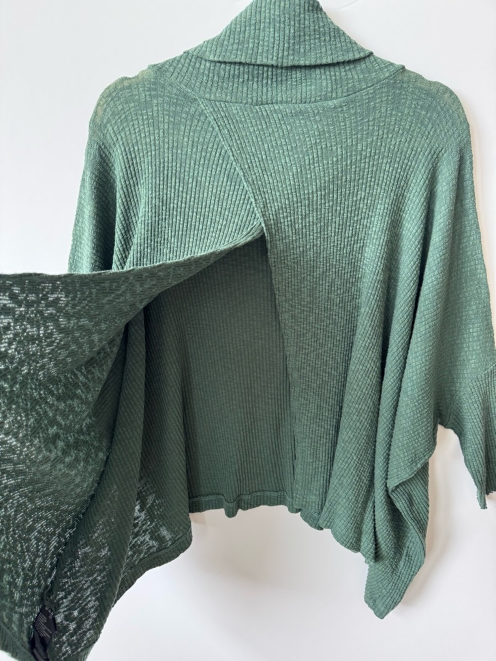 Free People Beach World Traveler Pullover Cowl Neck Top - Picture 4 of 8